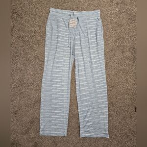 Brand new!! NWT Kate Quinn heather blue, green, grey, & white soft pull on pants